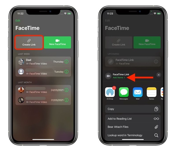 Cara membuat link FaceTime untuk dibagikan ke pengguna Android dan PC Windows
